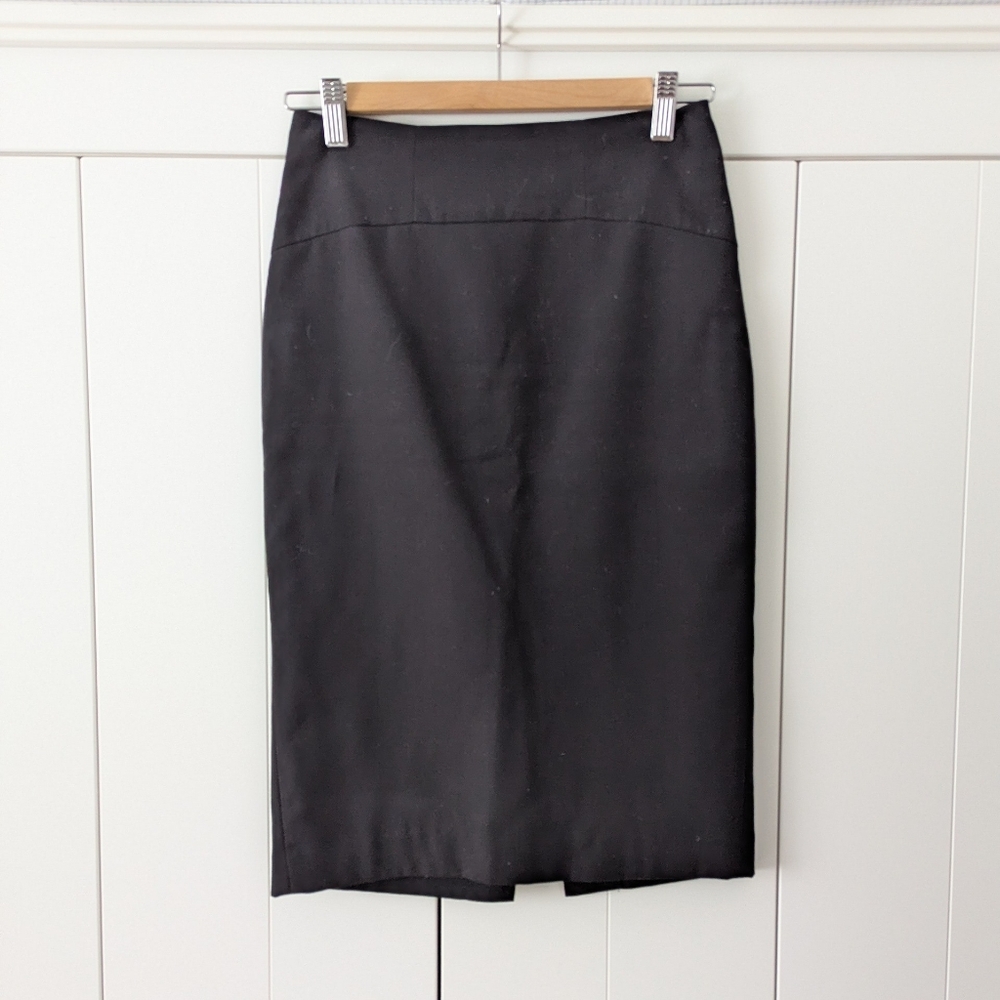 RW & Co Knee Length Pencil Skirt, Black